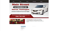 Desktop Screenshot of mainstreetautoworks.com